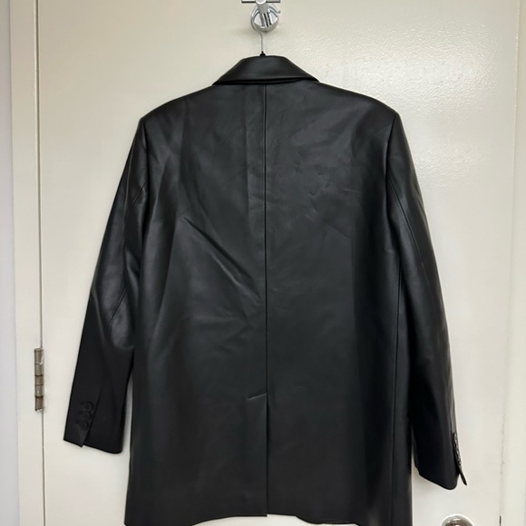 Zara Faux Leather Blazer - Picture 3 of 3